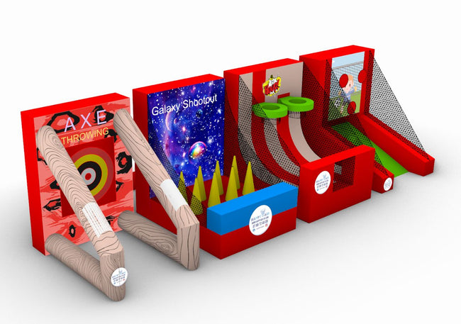 Arcade Gonflable (4 Jeux)