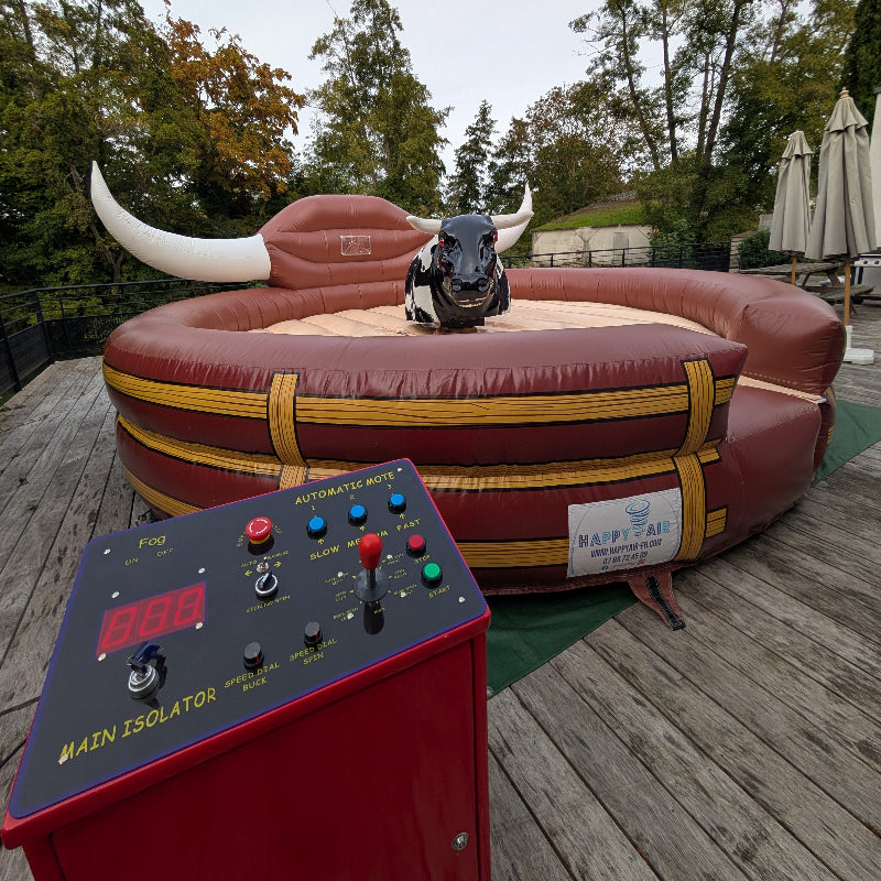 Animation événementielle : taureau mécanique disponible dans l’Eure-et-Loir