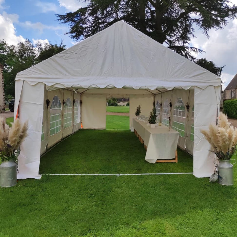 Installation barnum 4x8 m sur pelouse – livraison et montage dans tout l’Eure-et-Loir (28)