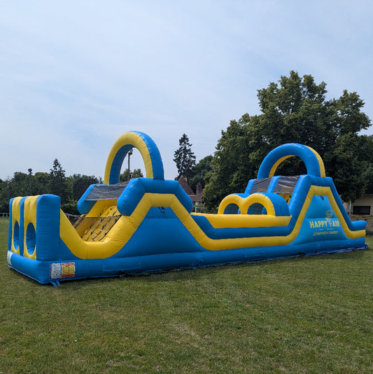 Happy Parcours 15 m – parcours gonflable 15×3 m en Eure-et-Loir