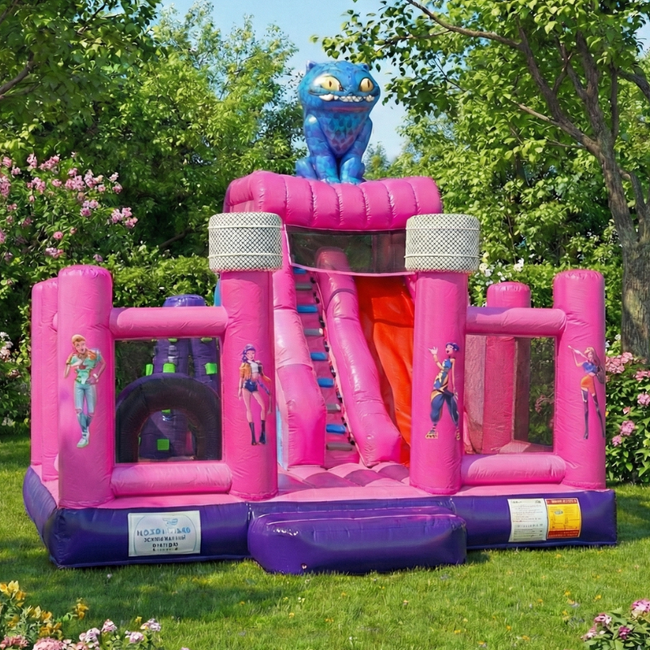 Château Gonflable Multiplay + Toboggan (Happy POP)