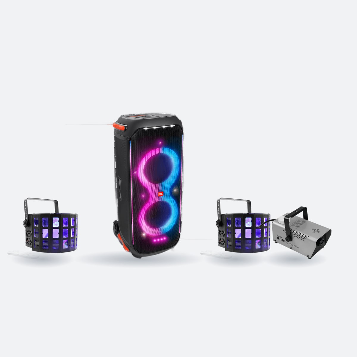 Location Pack Anniversaire – JBL, 2 Derby LED & Machine à Fumée – Chartres (28)