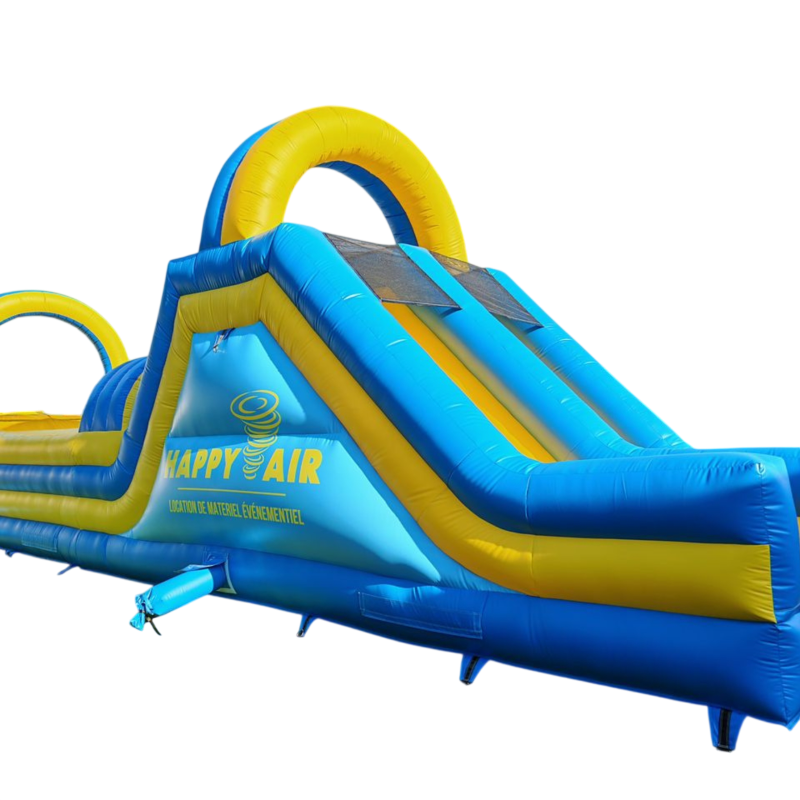 Location parcours gonflable 15 m pour kermesse et fête d’école en Eure-et-Loir (28)