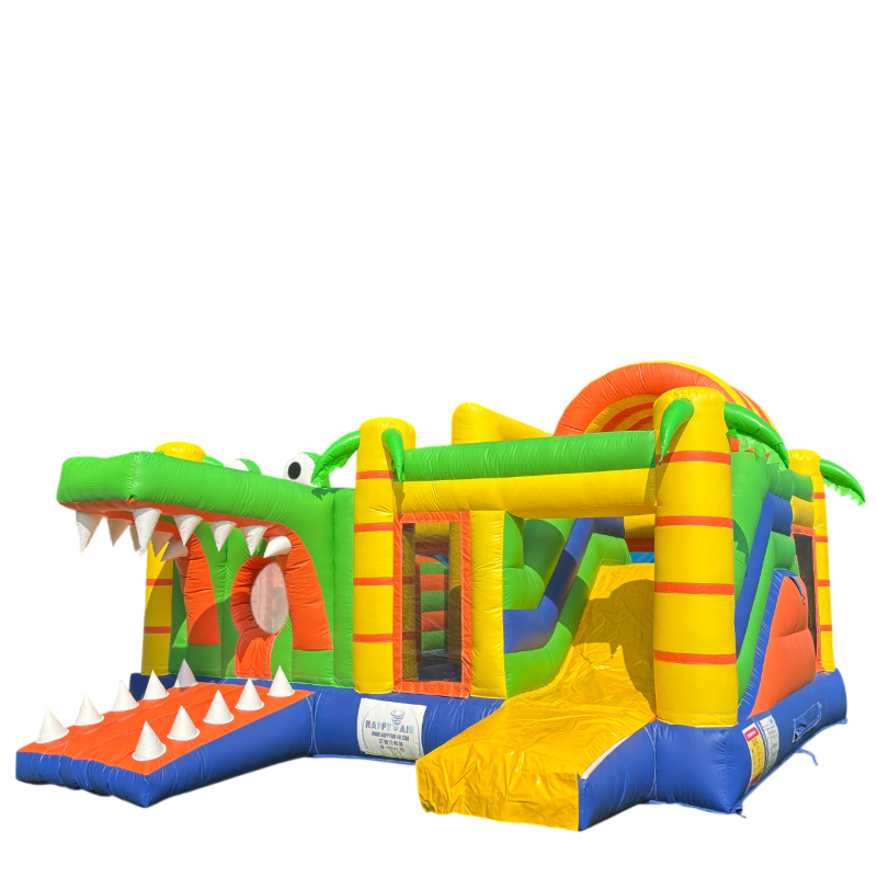 Location structure gonflable croco pour kermesse et fête d’école en Eure-et-Loir (28)