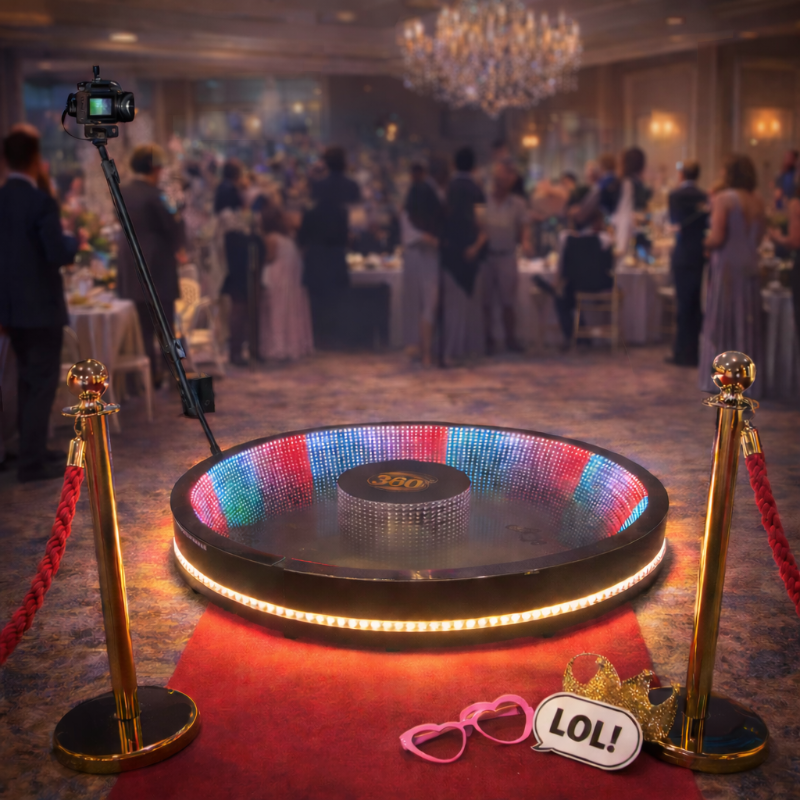 Photobooth 360 mariage Eure-et-Loir (28) – animation vidéo tendance