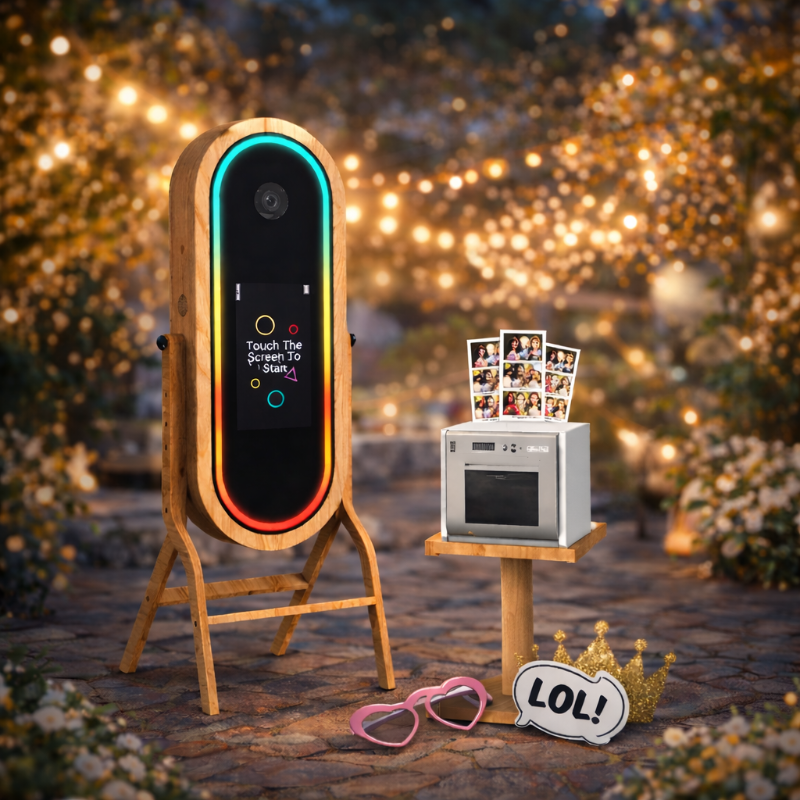 Photobooth miroir à Chartres (28) – location animation premium pour mariage et entreprise