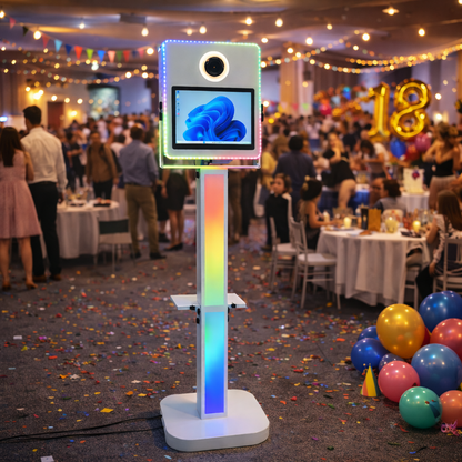 Location Photobooth Blanc Eure-et-Loir (28) | LED couleur changeable