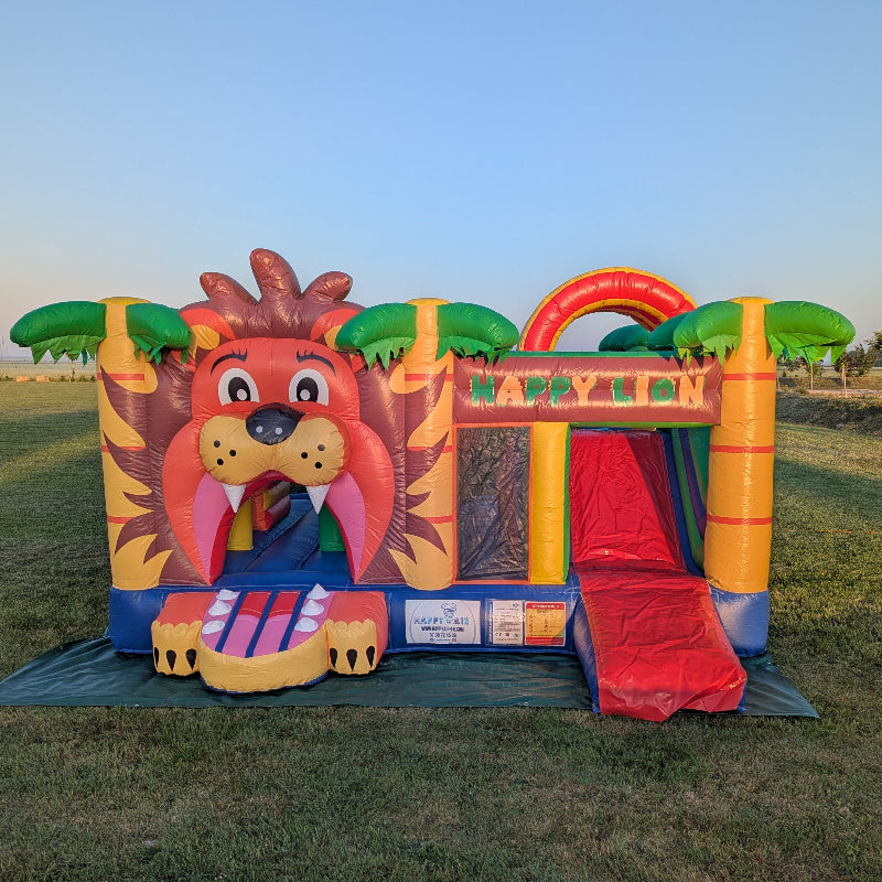 Structure gonflable Happy Lion – animation enfants pour événement associatif
